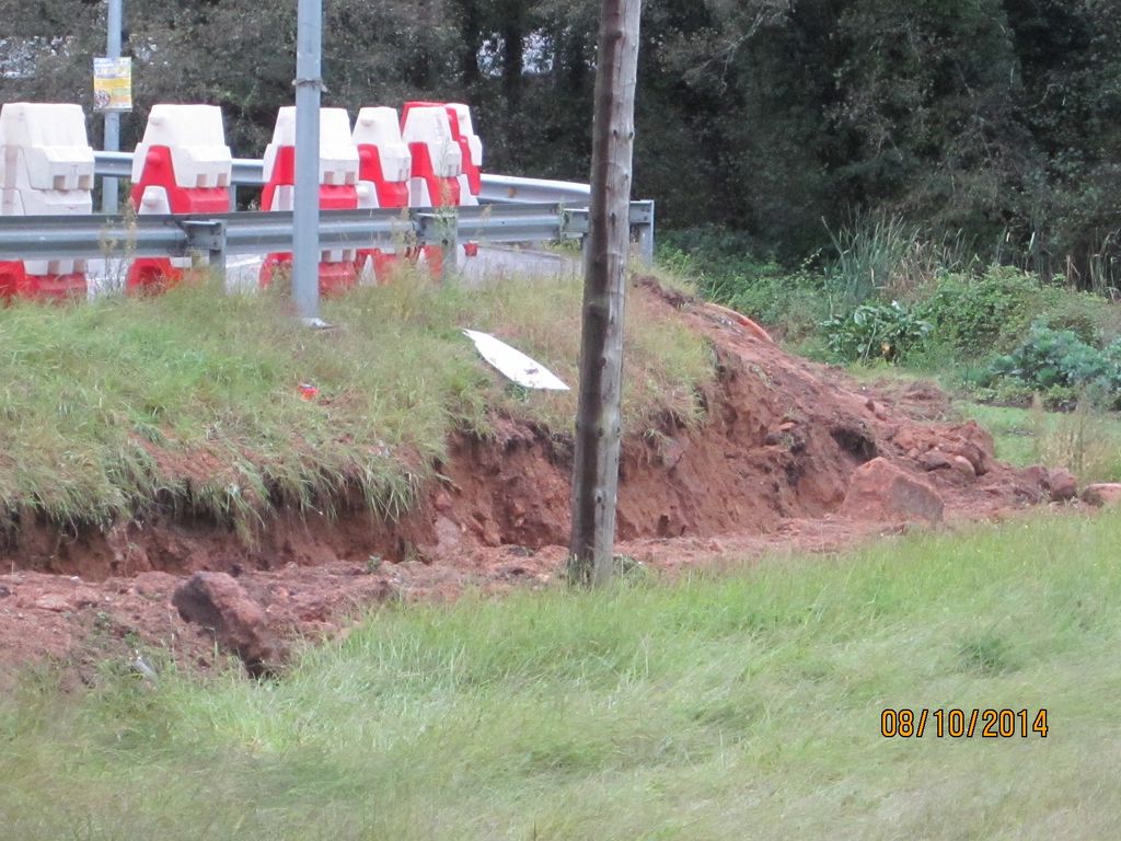 Senda en O Rial (T.M. de Vilagarcía de Arousa). Antes de las obras