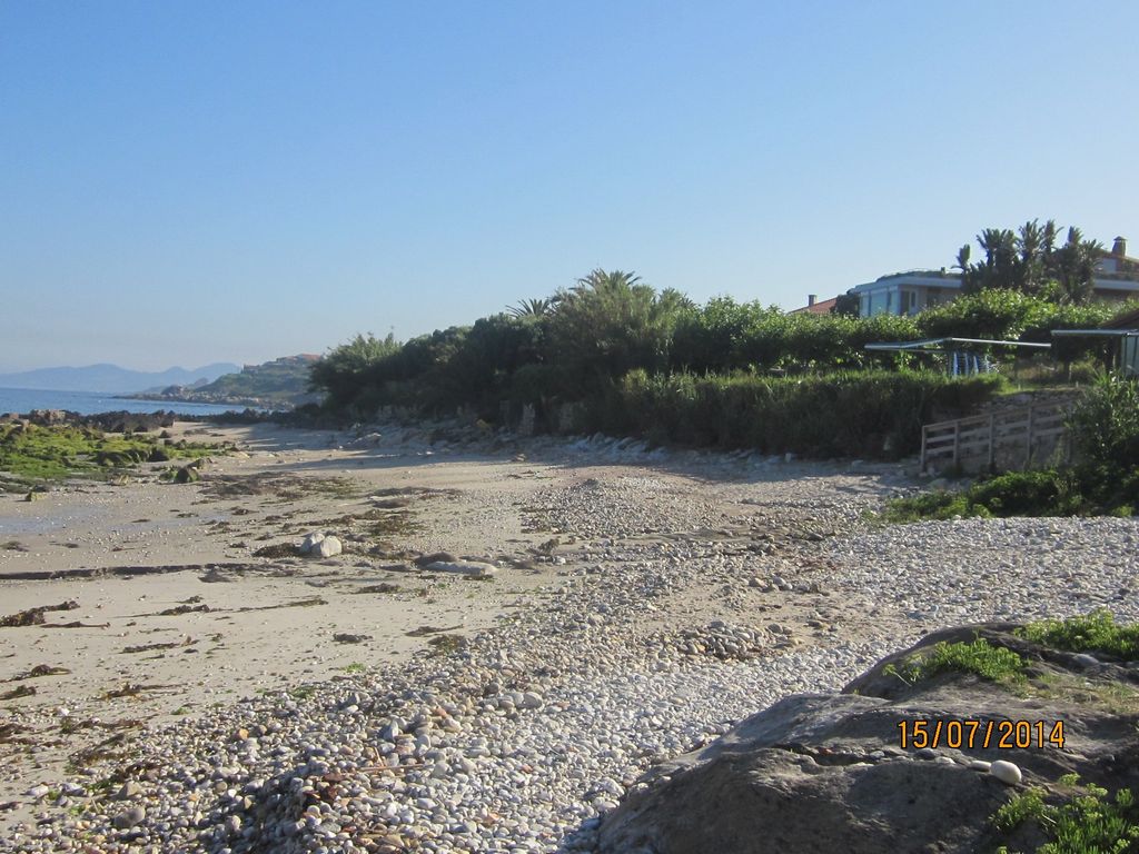 Playa de As Canas (T.M. de Nigrán). Antes de las obras