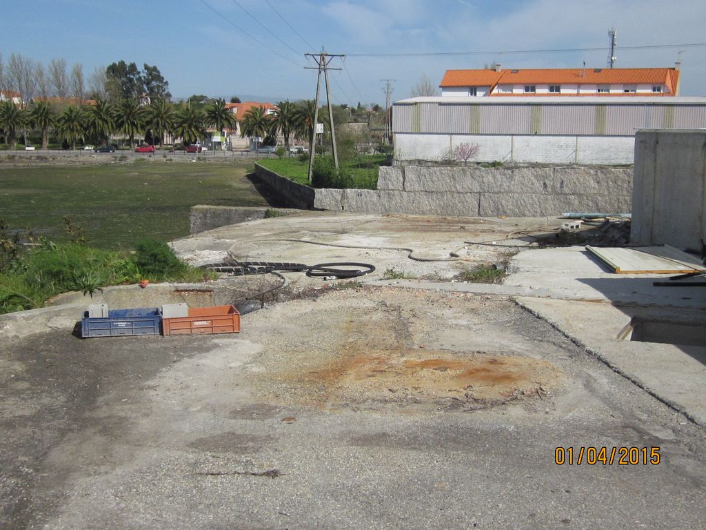 Apertura del tránsito en O Esteiro (Vilanova). Antes