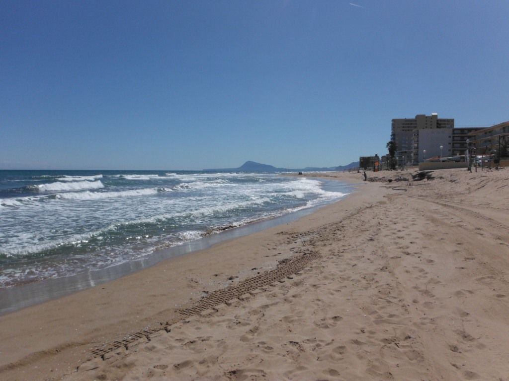 Acondicionamiento de la playa de Guardamar y Bellreguard. Antes de las obras