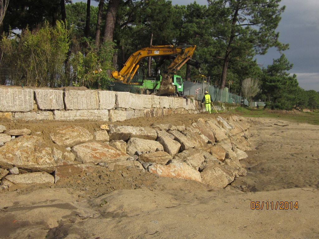 Camping de Baiona (T.M. de Baiona). Después de las obras