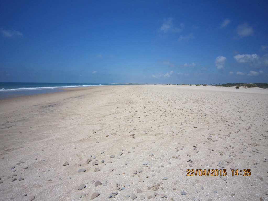 Playa de Camposoto. Antes