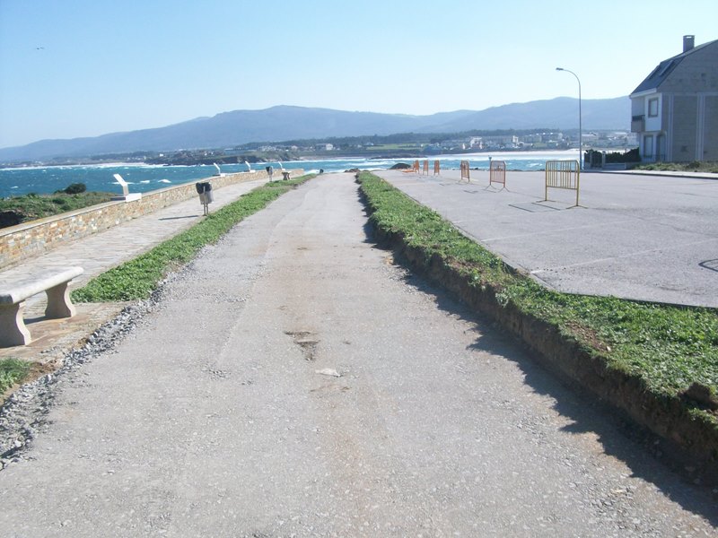 Carril-bici Rapadoira-Llas, fase I. Durante