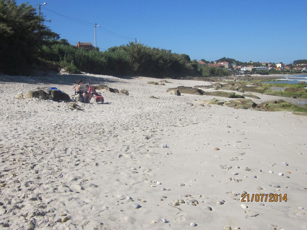 Playa de As Canas (T.M. de Nigrán). Después de las obras
