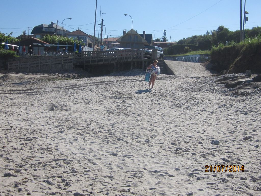 Playa de As Canas (T.M. de Nigrán). Después de las obras