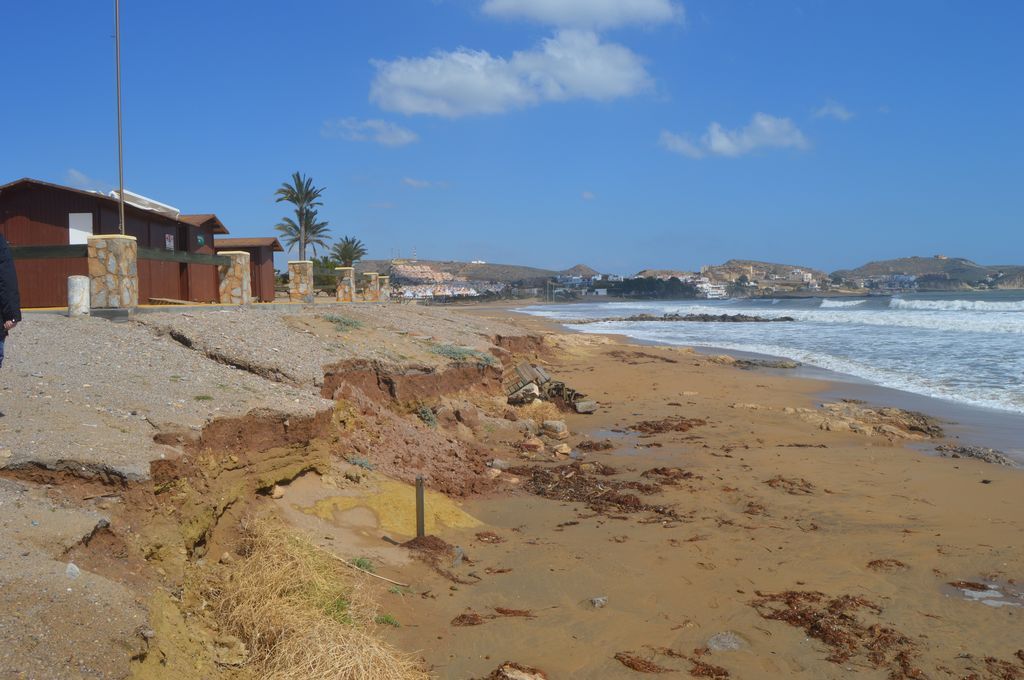 Playa de Mar Serena-San Juan de los Terreros (Antes de las obras)
