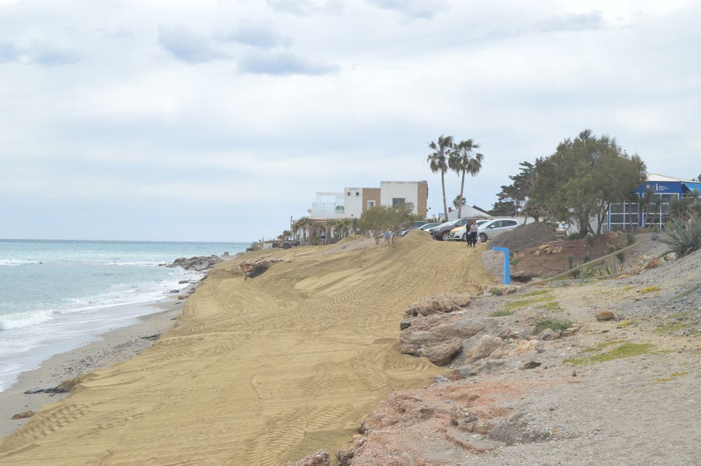 Playas de Mojácar (Durante las obras)