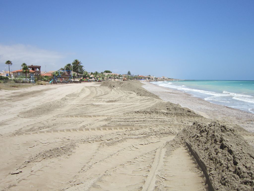 Conservación y mantenimiento de la costa de Castellón. Almenara - Durante de las obras