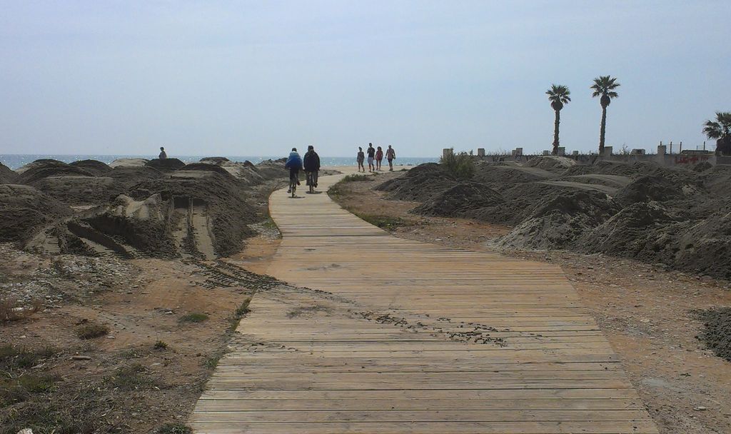Mantenimiento y conservación de la costa de Castellón (Cabanes) - Durante de las obras
