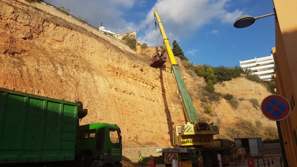 Durante las obras