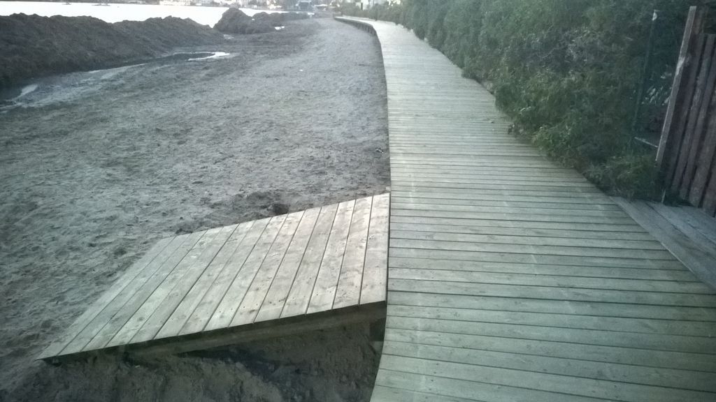 Reparación de pasarelas de madera en Ibiza (Después de las obras)