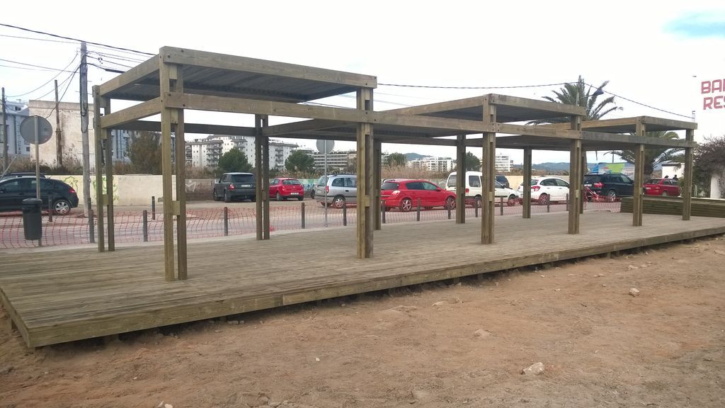 Reparación de pasarelas de madera en Ibiza (Después de las obras)