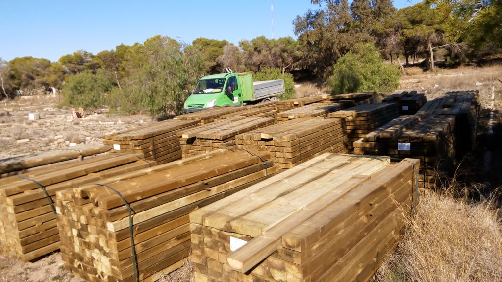 Durante las obras