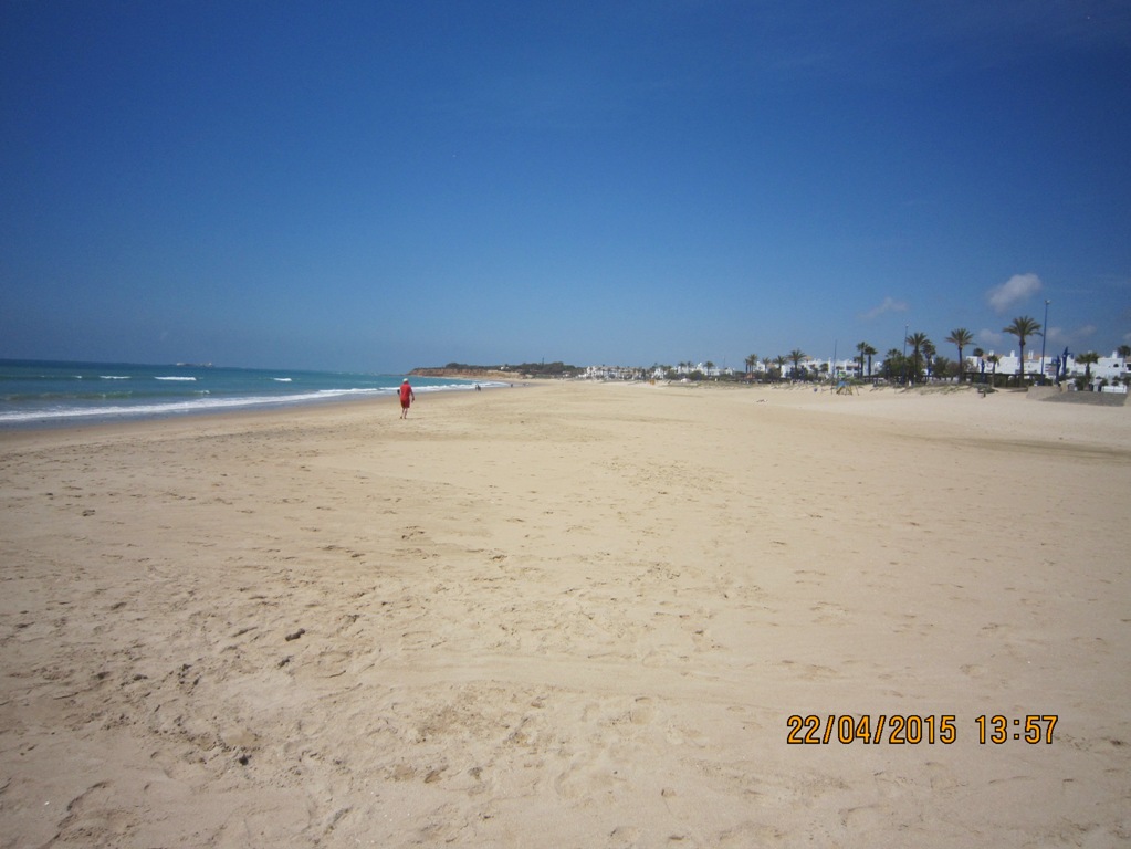 Playa de la Barrosa. Antes
