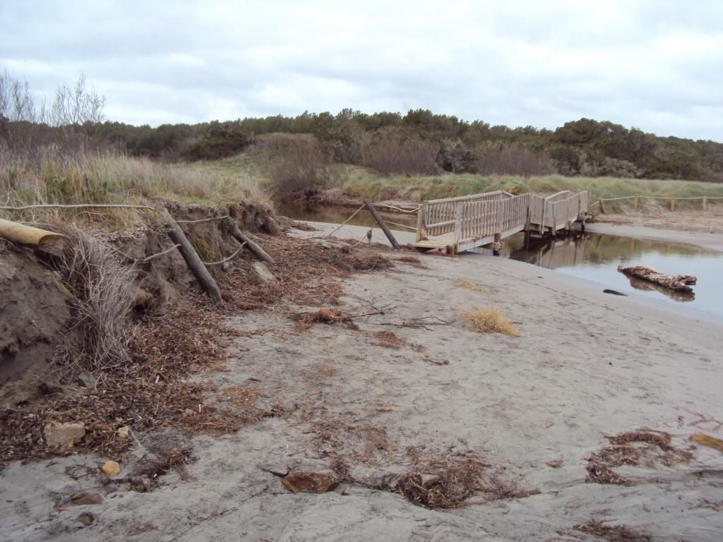 Reparación de pasarelas de madera en Menorca (Antes de las obras)
