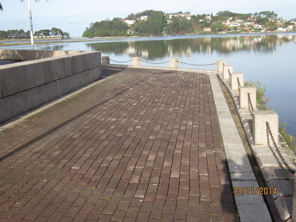 Paseo de Baiona (T.M. de Baiona). Después de las obras