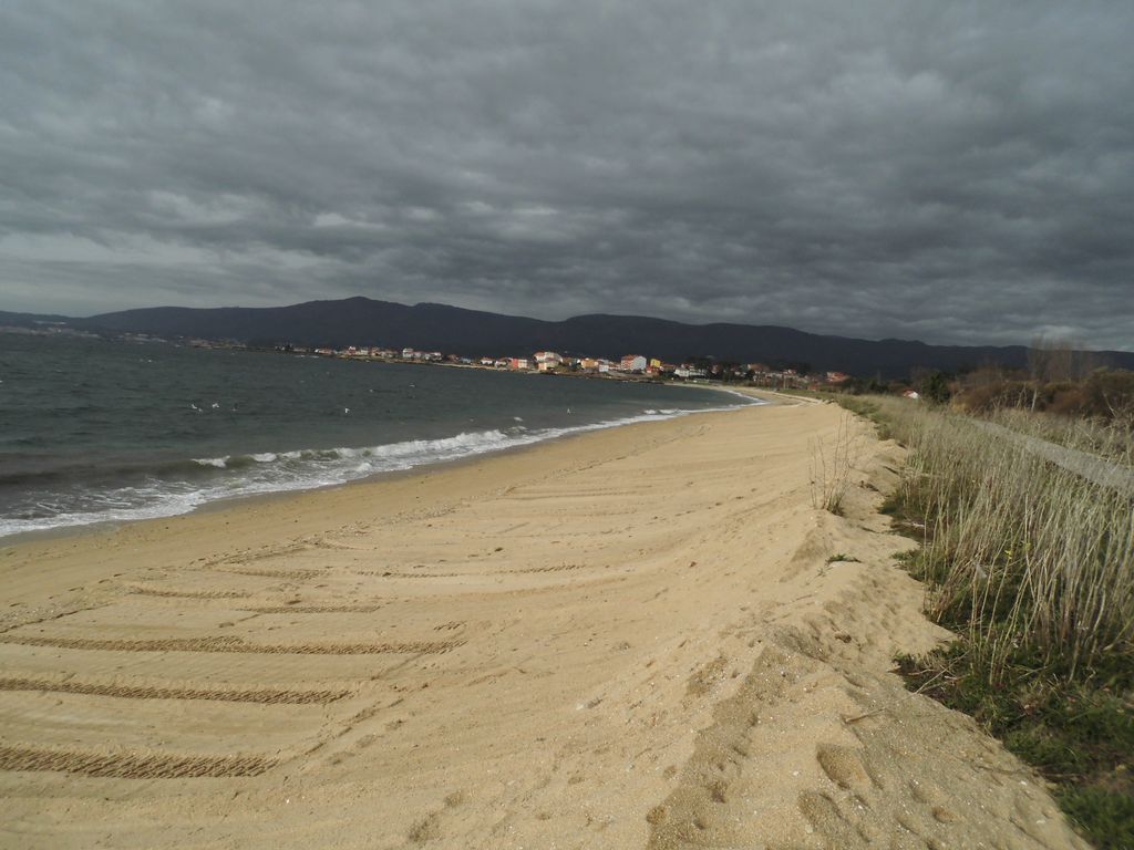 Playa de Carragueiros (T.M. de Boiro).  Después de las obras