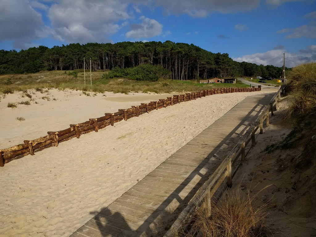 Ferrol. Protección dunar en Doniños (Después de las obras)