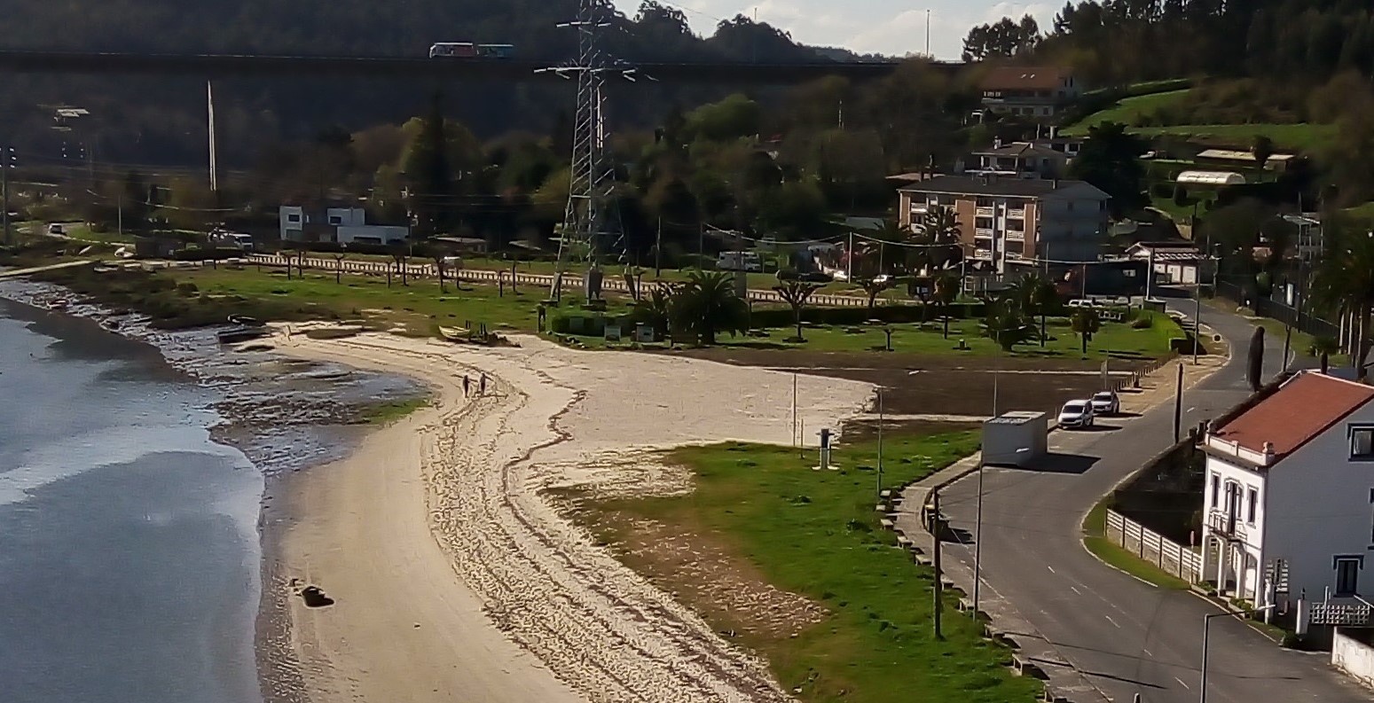 Regeneración del borde litoral de la playa del Pedrido, T.M. de Bergondo (A Coruña) (Después de las obras)