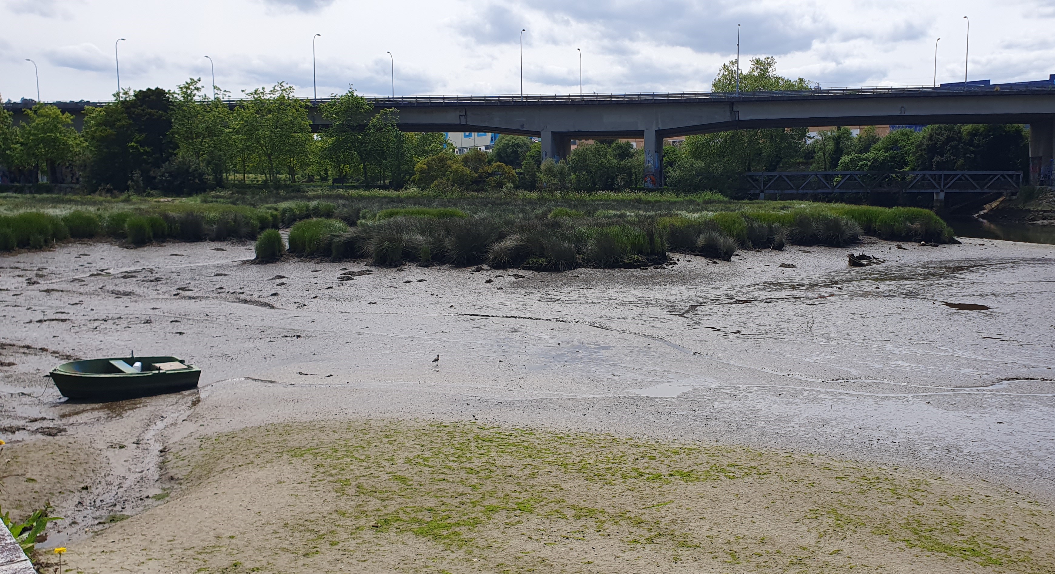 Después de las obras. Fondo de ría