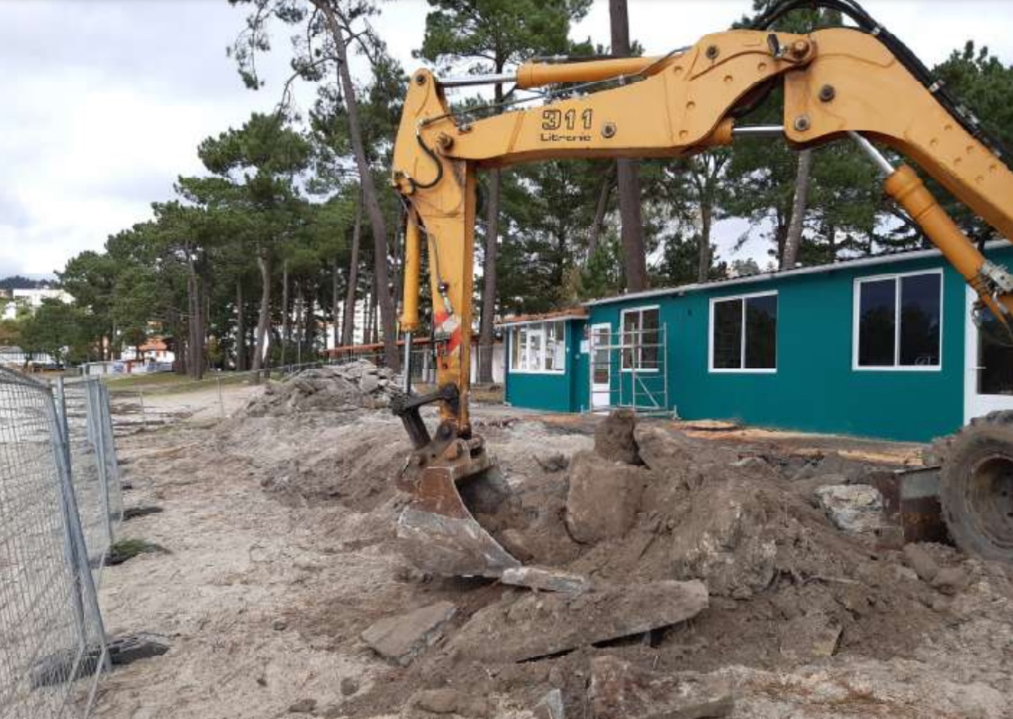 Durante las obras