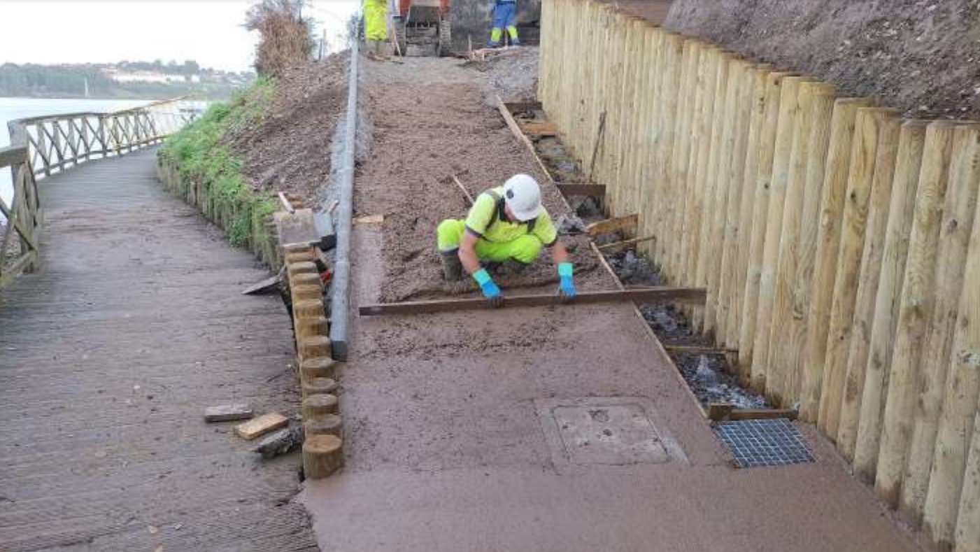 Durante las obras