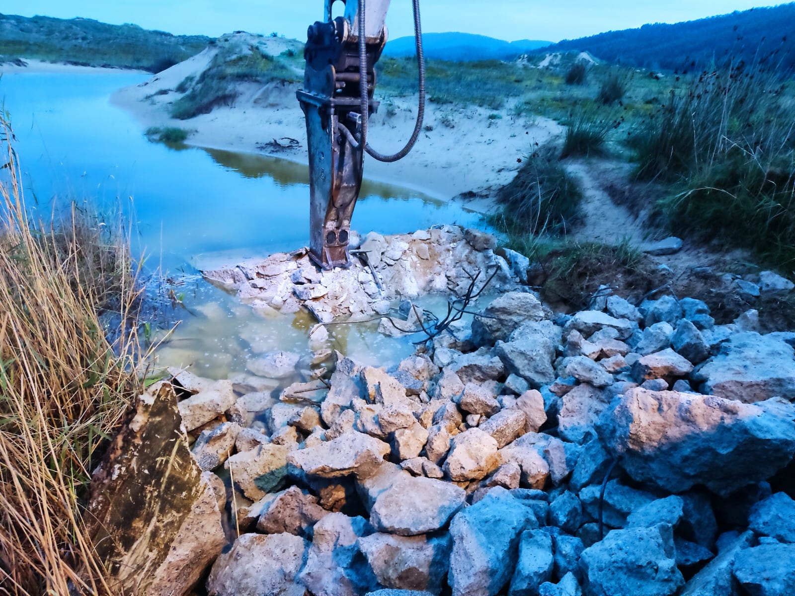 Durante las obras