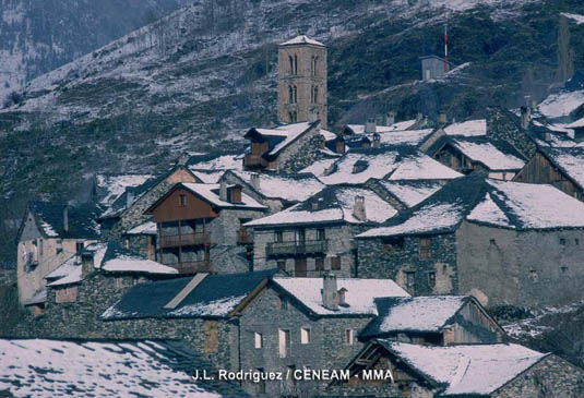 La Vall de Boi. En este pueblo, se halla el conjunto románico mejor conservado y más completo de los Pirineos