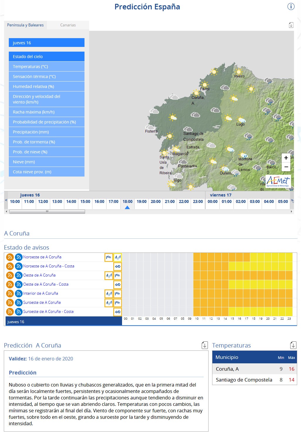 web App AEMET