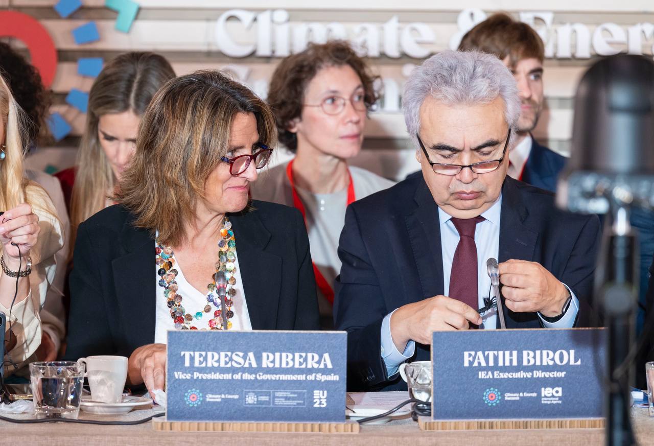 Teresa Ribera y Fatih Birol