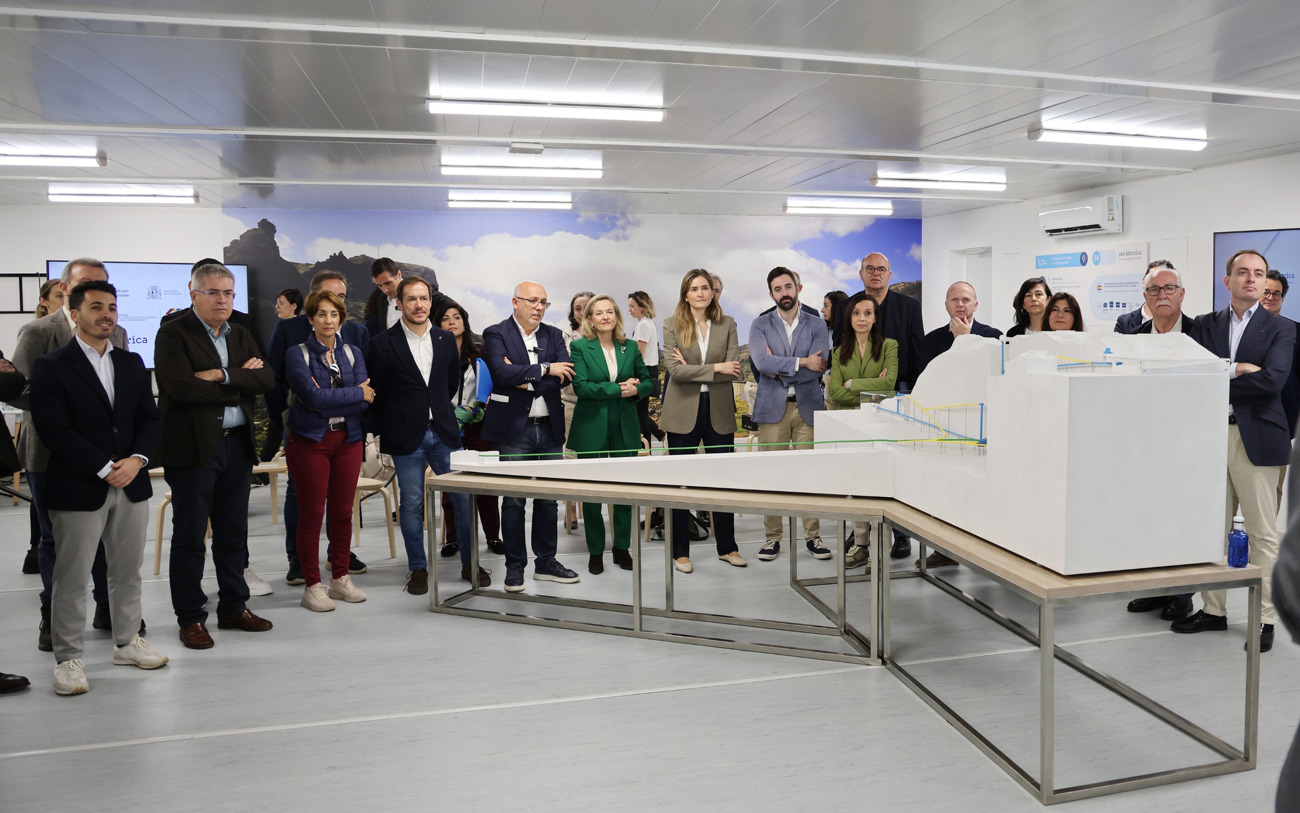 Visita obras en Chira-Soria