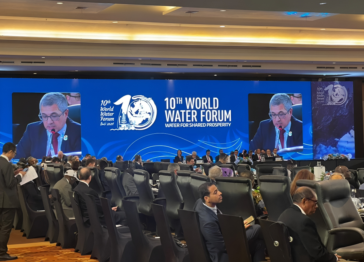 Hugo Morán en el 10º Foro Mundial del Agua