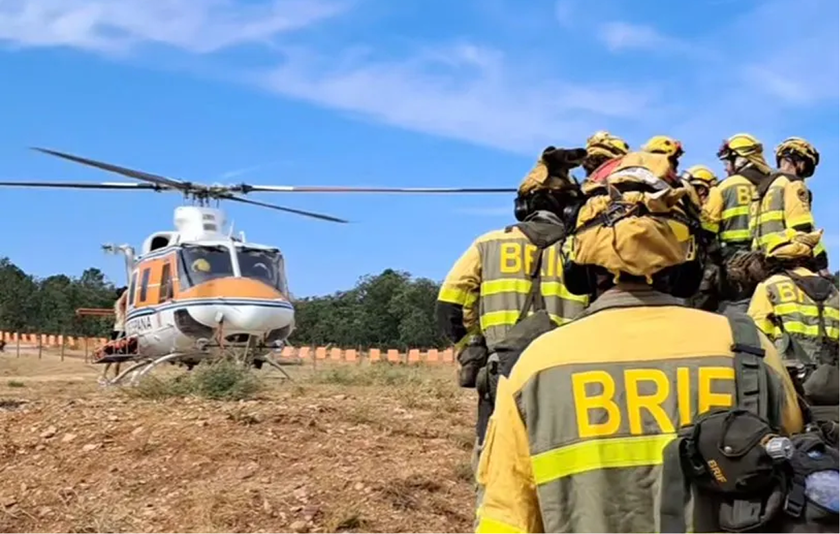 Brigadas de bomberos forestales de MITECO