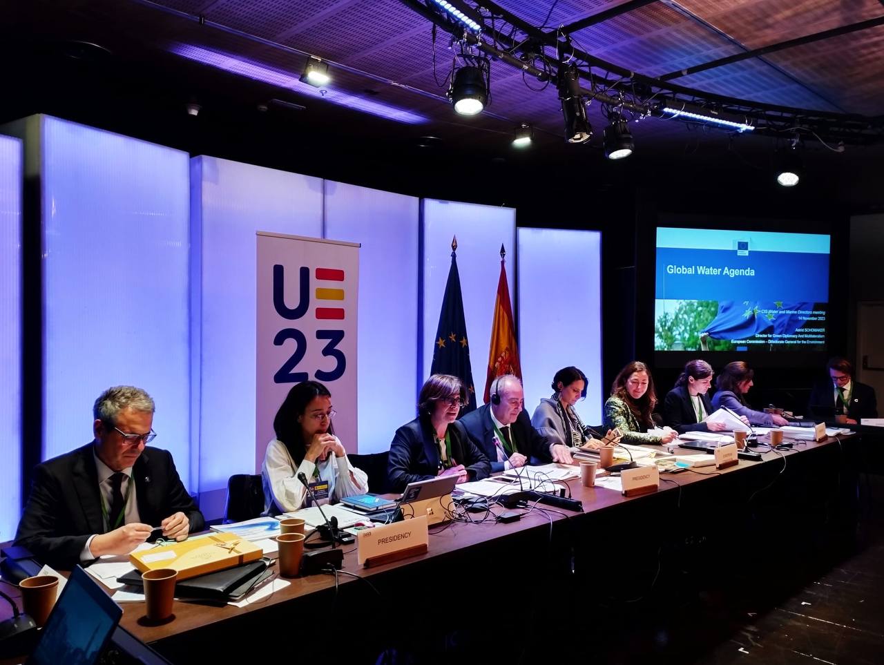 Directores de agua y marinos de la Unión Europea reunidos en Madrid