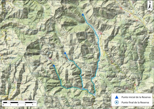 Mapa detalle Río Burbia I