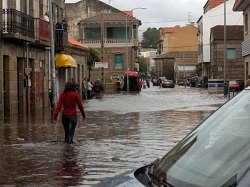Emergencia. Inundaciones  en Costa de la Muerte; La Coruña.
AR0101 - La Coruña / TRG51 - USH 51 / 30/06/2007