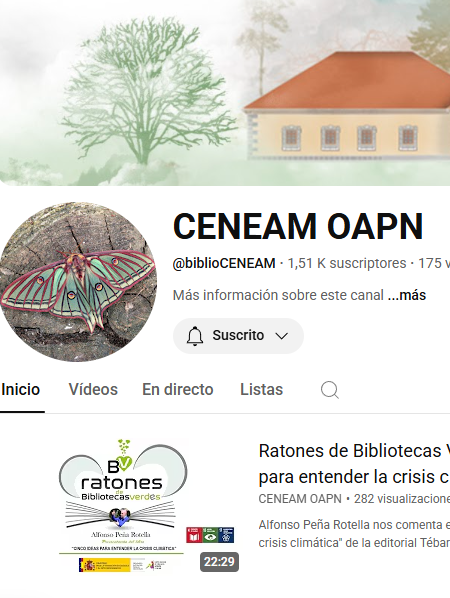 Canal de Youtube del CENEAM