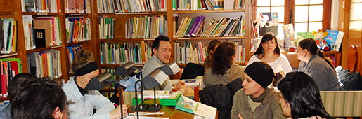 Visitas de estudios al CENEAM. Biblioteca