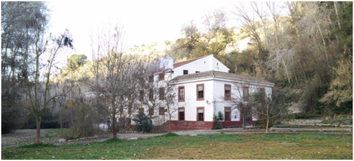 Molino de Lecrín en invierno