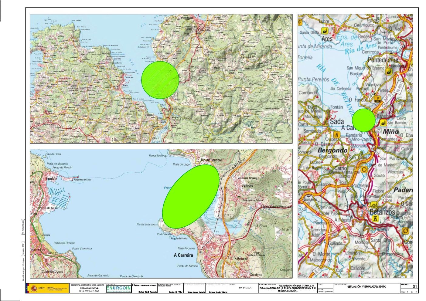 Plano de localización de la obra