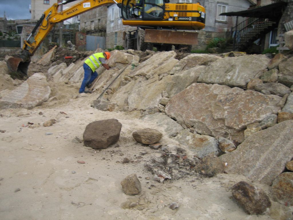 Vilariño. Protección vial de borde