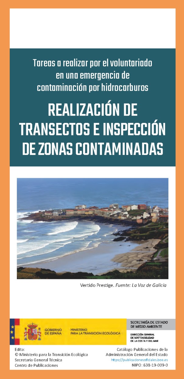 Tríptico-Realización de transectos e inspección de zonas contaminadas