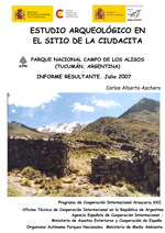 Diagnóstico de Conservación Física del Sitio Arqueológico la Ciudacita