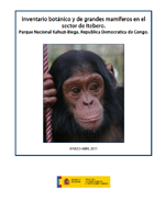 Inventario de la flora y la fauna de grandes mamíferos en el sector de Itebero, en el PN de Kahuzi-Biega. República Democrática del Congo