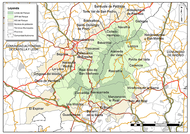 Área de influencia socioeconómica del Parque Nacional de la Sierra de Guadarrama