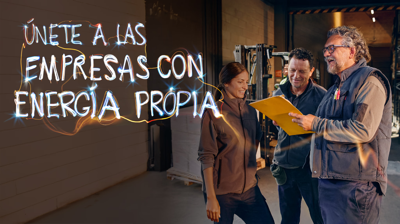 Cartel de la campaña 'Presonas con energía propia' del IDAE