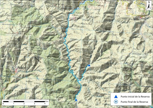 Mapa detalle Río Navea I