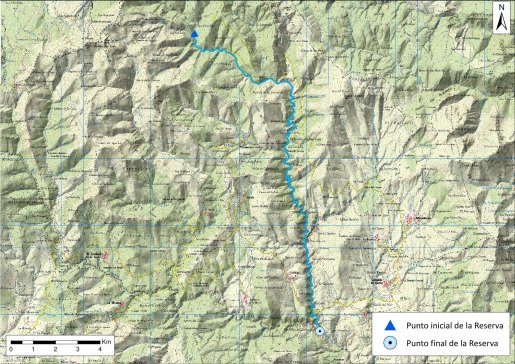 Detalle mapa río Jaramilla