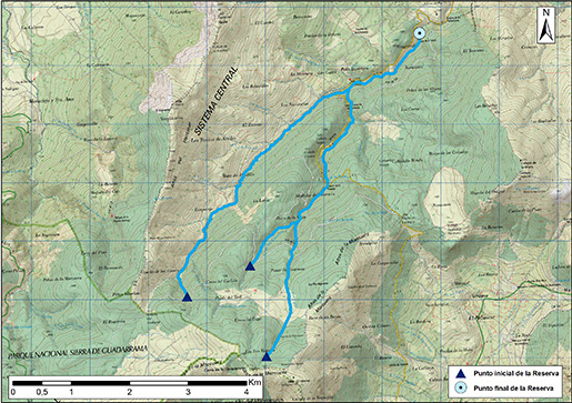 Mapa detalle Arroyo Canencia