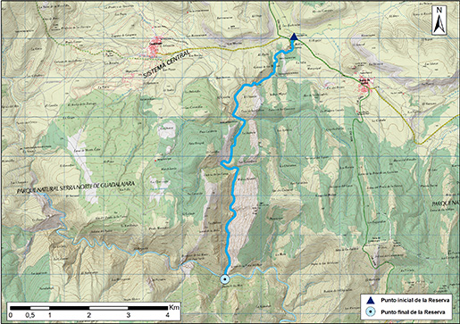 Mapa detalle arroyo de la Dehesa 